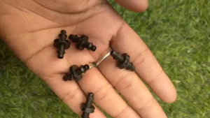 Konektor Lurus Sambungan Selang Bening PE 3/16 mm & 5/16