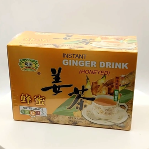 JUSHENG INSTANT GINGER DRINK (HONEYED)菊圣蜂蜜姜茶 20GX12PCS
