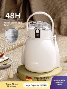 MONLEYTA | Large Capacity 316 Stainless Steel Insulated Cup with Tea Strainer 1000ml
