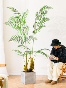 LIANYOU | Luxury Faux Monstera Fern Planter Indoor