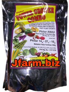 Power Grower Combo Amazing Foliar Fertilizer 500 grams Improved Formula For Faster Growth sweeter and More Bigger Fruits