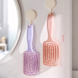Naukaha【Ready in Stock】 Hair Scalp Massage Comb High Top Fluffy Styling Hair Brush 1Pc