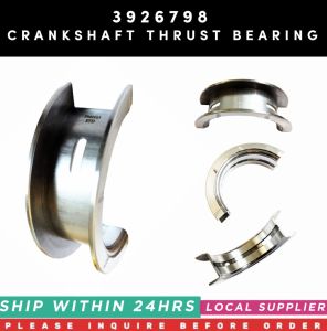 3926798 CRANKSHAFT THRUST BEARING 3944163 [MUST INQUIRE 1ST PRE-ORDER ONLY!!! LOCAL SUPPLIER] CUMMINS 6C8.3 C8.3 QSL9 COMPATIBLE 3916830 3901400
