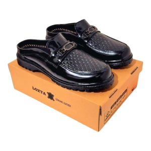 LOZTA Sepatu Pria Selop Tutong Sendal Slip On Bustong Kulit Mengkilap CLASSIC Series