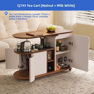 Rotatable Tea Table With Kettle Function