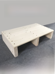 Station Pedal Bathroom Height-Increasing Stool Solid Wood Footstool Toilet Seat Balcony Kitchen Step Pedal Anti-Corrosion Pad Height