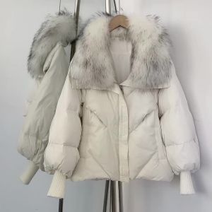 Down Jacket Woman Clothing Natural Fur Coat Winter Duck Down Coats and Parks Puffer Jacket Woman Real Fur Jacket Woman 2025
