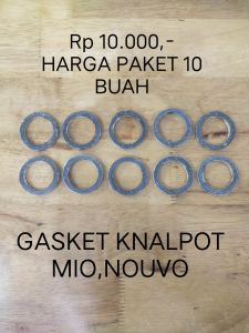 GASKET PAKING KNALPOT MIO NOUVO (PAKET 10 BUAH)