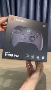 Tay cầm chơi game không dây DAREU H106 Pro (TRIPLE MODE: USB C+2.4G+Bluetooth – FAST CHARGING DOCK)