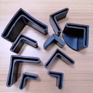 1/4pcs L-shaped Triangle Antiskid Footing Angle Bar Rubber Footing Rubber Footing(25x25mm)