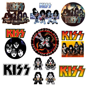 2PCS Stormtrooper Fans Kiss Rock Band Patches for Clothes Heat Thermal Transfer Stickers DIY Womens T-shirt Heat Transfer Patch