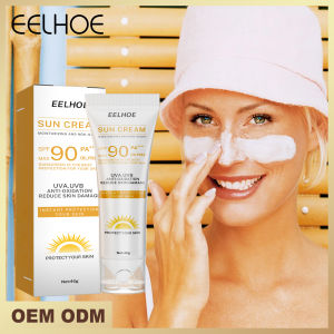 Sunscreen Spf 90 Whitening Sun Cream for Face Body Oil-control Bleaching Face Moisturizer Sunblock Skin Protective Cream