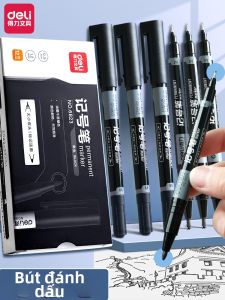 deli | Waterproof Oil-proof Art Marker Pen Dual-tipped
