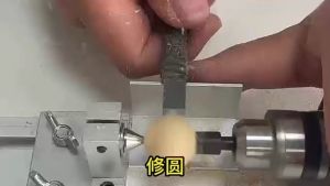 Mesin Bubut Kayu Mini Lathe Beads Grinding Polisher DIY Woodworking 960W - Hitam