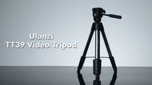 Ulanzi TT39 Aluminum Video Travel Tripod with 360° Panoramic Detachable Fluid Head 1/4" Screw Mount 3kg Max Load Capacity and Phone Holder Clamp with Cold Shoe for Photography Vlogging Livestreaming & Content Creation