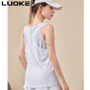 Luoke vest sport wear women breathable and quick-drying 运动套装女 high-beauty yoga suit for women set with pocket