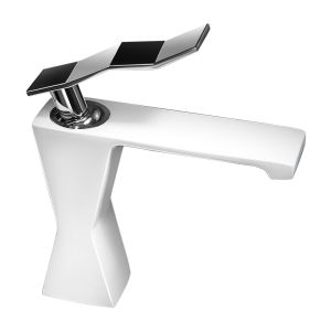 INSIHAY | White Copper Hot & Cold Water Faucet