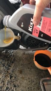 (Quà QUÀ) Nhớt Kixx Ultra 5W40 0.8L Nhớt Xe Ga 100% Tổng Hợp Nhập Khẩu Hàn Quốc