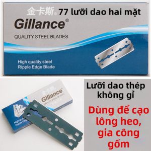 Lưỡi Cạo Lông Heo Dài Đôi Bề Mặt Inox