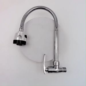 Kran Air Angsa Fleksibel 2 Mode - Kran Cuci Piring Angsaotasi Putar 360°