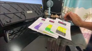 ปลายางวี-สลิม 2.5 นิ้ว ตกปลากะพง ช่อน กระสูบ กุเรา ปลาเก๋า แอคชั่นดี เนื้อยางนุ่ม