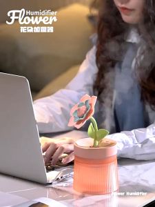 LED Humidifier Bunga / Humidifier Automatic Mini / Diffuser Oil Bunga