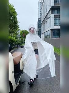 RAINCATO | Rainproof Extra Large Adult Electric Scooter Raincoat