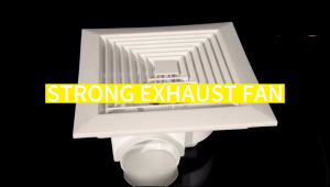 MEEVIDA 6/8/10/12inch Exhaust Fan Ceiling Exhaust Fan Wall Mounted Strong Wind Mute Ventilation Fan For Kitchen Room