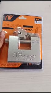 GEMBOK KUAT SUPER HULK 84mm DAN 94mm Gembok Kotak Hulk Panser 5 Kunci Pintu Panzer Pagar Gudang MU|MK045