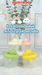 Momosee Kotak Susu Bubuk Bayi Mini Travel Size Milk Powder Container PP Anti Tumpah BPA Free CJ30
