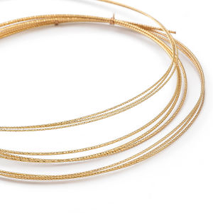 1M 18K đồng thau mạ vàng dây đồng cho Tự Làm Vòng Cổ Vòng tay đồ trang sức thủ công làm phụ kiện