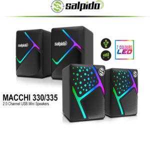 Salpido Macchi 330 / Macchi 335 2.0 Channel USB Mini Speaker