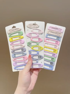 เครื่องประดับผมผู้หญิง กิ๊บติดผม บีบี สีสันสดใส กิ๊บติดผม แฟชั่นเกาหลี