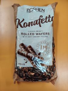 RS0001 - ROSHEN KONAFETTO ROLLED WAFER NERO 12PKT