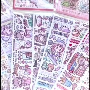 Paper Trace Soft Berry Sauce Happy Small Packing Series Special Oil Tape Cartoon Cute Character