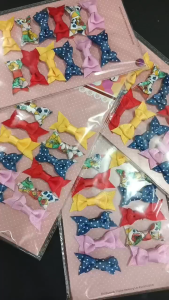 Mini Bow Tie 12s /Colourful Ribbon Sticker for decoration / 立体蝴蝶结贴纸