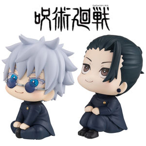 Bandai | Anime Cute Fushiguro Toji Jujutsu Kaisen Figure Gojo Satoru Action Figure Q Version Doll Geto Suguru Statue 10cm PVC Model Toys