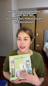 Her Choice Ph SET N -BIGGER Centella Asiatica Premium Repair Set with Pekas Remover Cream and Sunshield SPF50 Broad Spectrum  -  All in one Solution for Glassy & Glowy Skin