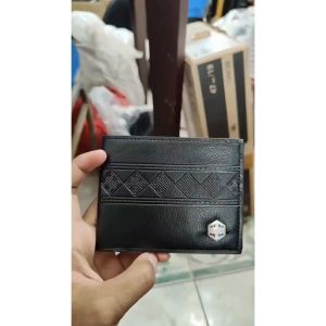 DOMPET LIPAT PRIA SIMPLE JOSEKA TERBARU KULIT HITAM MURAH WA1015B5 REMAJA COWO FASHION KOREA BATAM