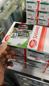 SASAME FS-WORMER HOOKS F-606A SHARP but STRONG Cocok untuk target Ikan Mas Bawal Lele Patin