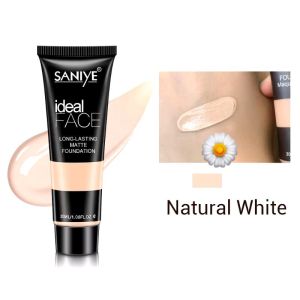 Bundara Ko-235 Plembap full coverage foundation cair matte poreless liquid Saniye