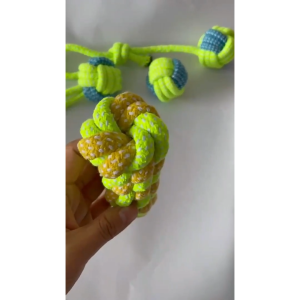 Đồ chơi nhai gặm bằng dây thừng Cotton cho chó - đồ chơi chó mèo dây thừng nhiều mẫu