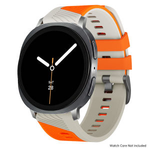 GEEKTHINK | Two-tones Silicone Band for Samsung Galaxy Watch 8 40mm 44mm 8Classic 46mm Sports Strap for Galaxy Watch Ultra 2025/2024 47mm