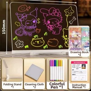 NAIFUNA | Luminous Dual-sided Acrylic Drawing Board for Kids