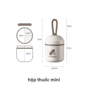FaSoLa | Hộp Thuốc Di Động Chống Nước Gọn Nhỏ