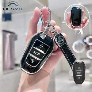 TPU Car Key Case Cover for Peugeot 208 308 408 508 3008 4008 5008 for Citroen C2 C3 C5 X7 C4 Picasso Berlingo Smart Key