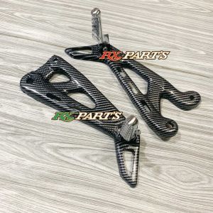 DUDUKAN FOOTSTEP + STEP / PIJAKAN BELAKANG CHROME IMPORT RX KING RX K RXKING PEGANGAN STEP / PIJAKAN KAKI BELAKANG RX KING RX K RXKING MASTER - NEW CORAK CARBON / KARBON