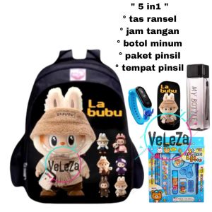 Tas ransel anak LABUBU viral tas sekolah anak TK SD tas ransel tas anak
