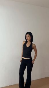 Áo thun Macie cách điệu cổ yếm chất thun co giãn phong cách phóng khoáng - MC06