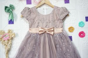 dress Pesta Anak /Gaun Pesta Ulang Tahun Anak usia 3-10 tahun motif terkini